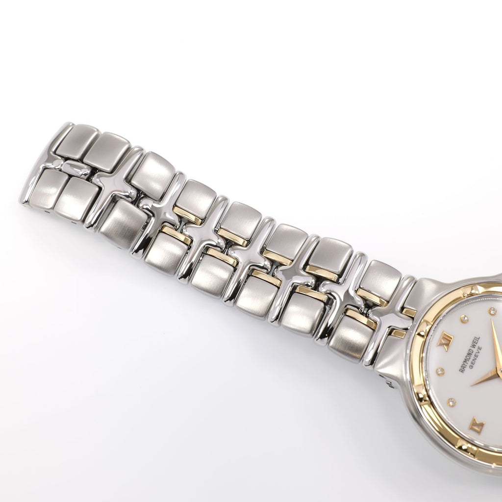Raymond Weil Parsifal 9190 stainless steel and 18k Gold bracelet top