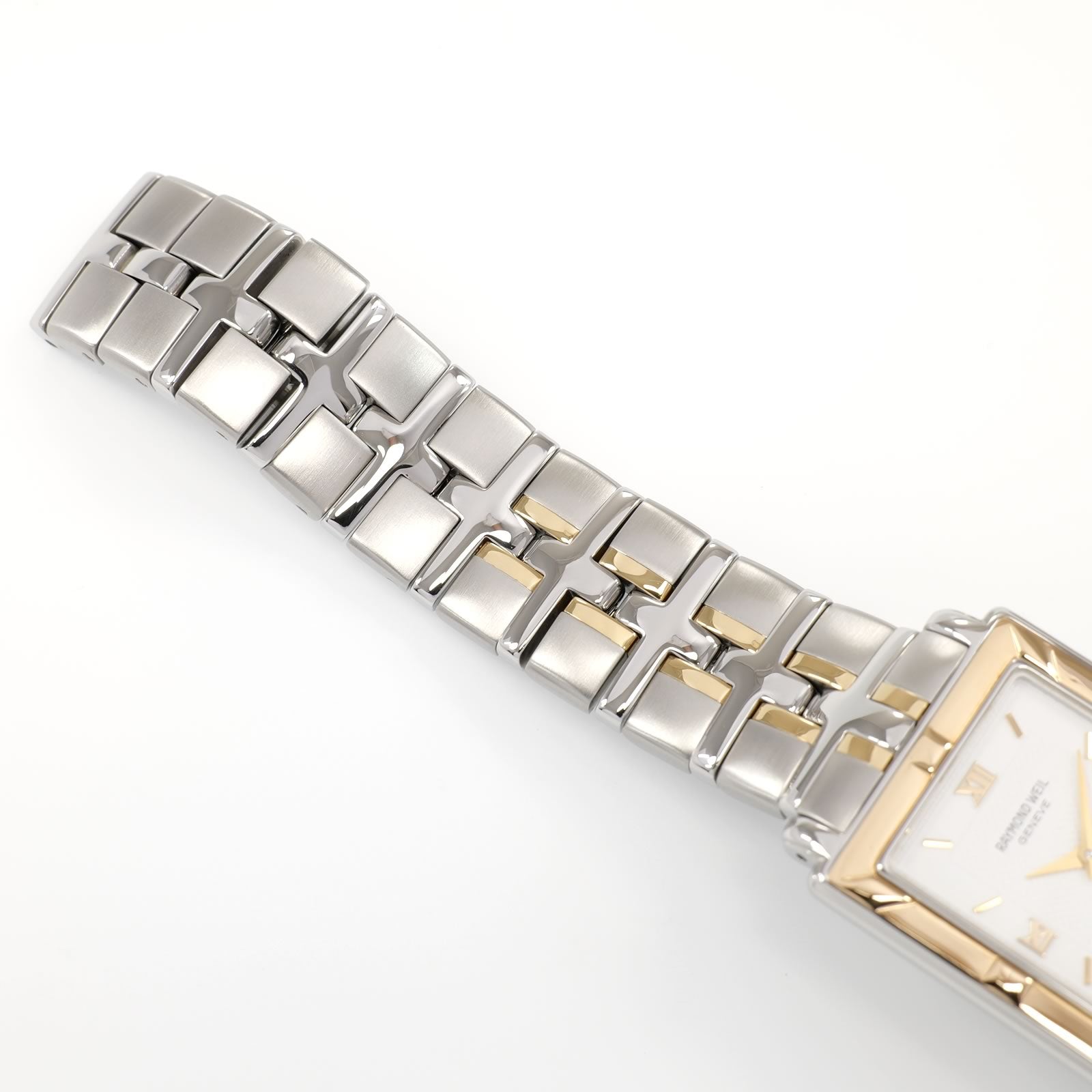 Raymond Weil Parsifal 9330 stainless steel and 18k gold bracelet top
