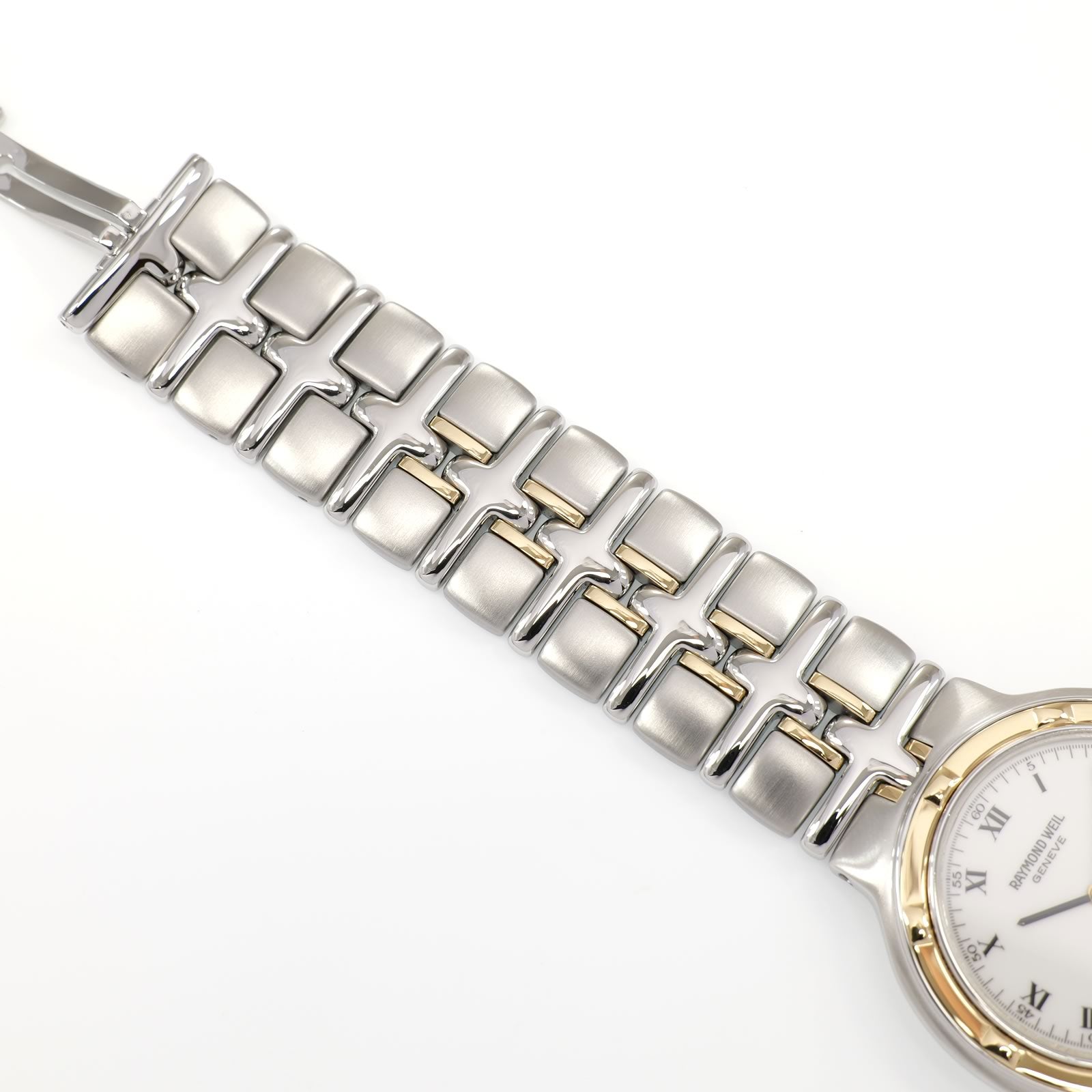 Raymond Weil Parsifal 9190 stainless steel and 18k gold bracelet top