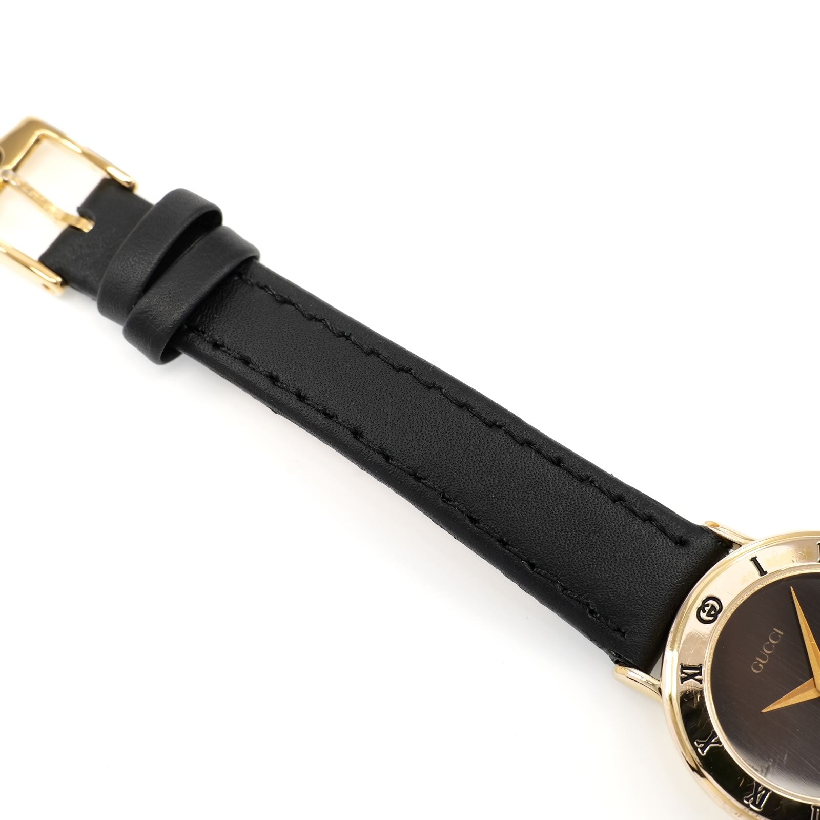 Gucci 3000L Black leather strap top