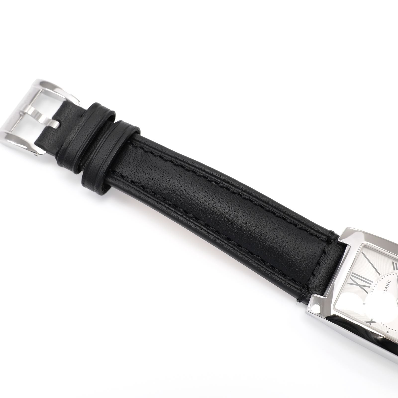 Montblanc Profile 7132 black leather strap top