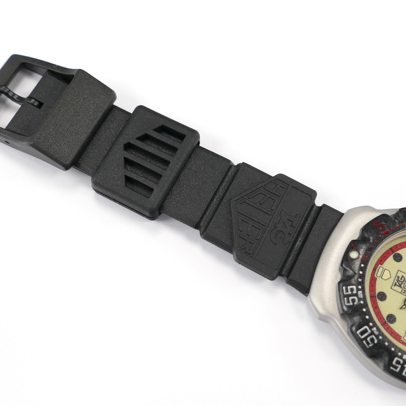 TAG Heuer Formula 1 WA1211 black plastic strap top
