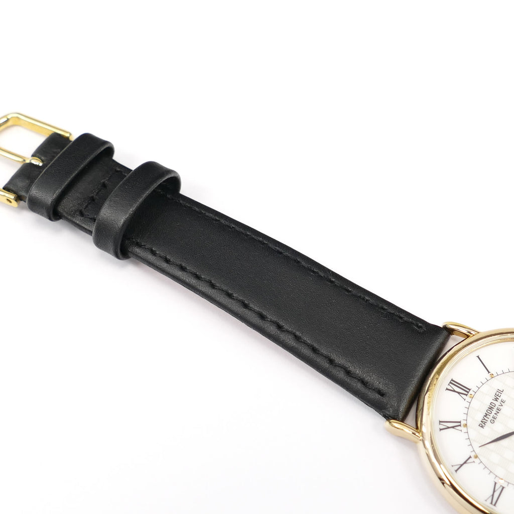 Raymond Weil 9124 black leather strap top