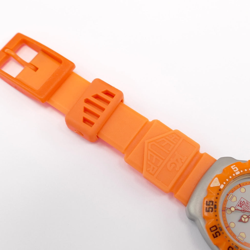 TAG Heuer Formula 1 WA1413 Plastic Strap orange top