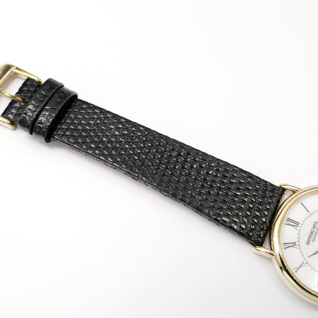 Raymond Weil 9124-2 black lizard strap top
