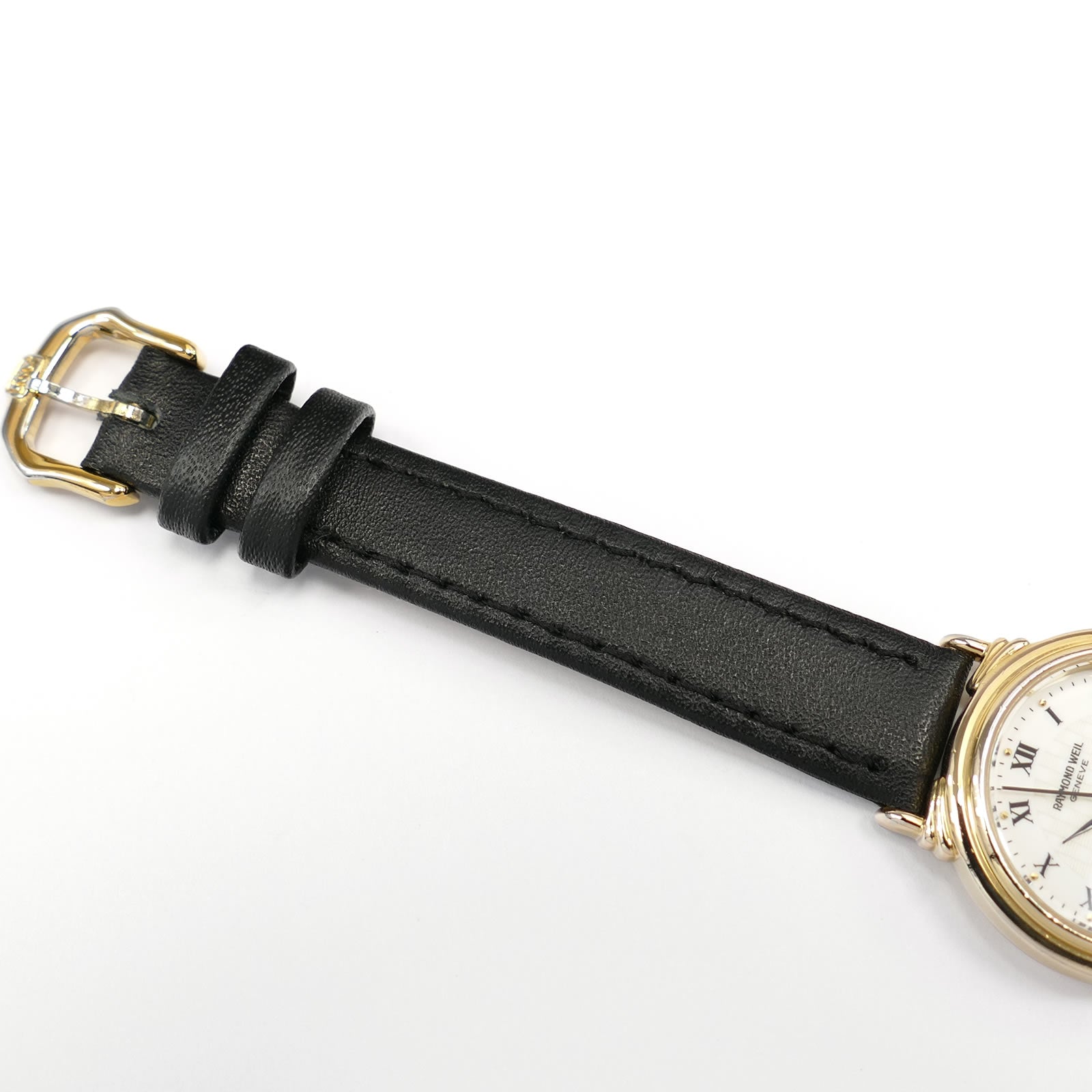Raymond Weil Vintage 5331 black leather strap top