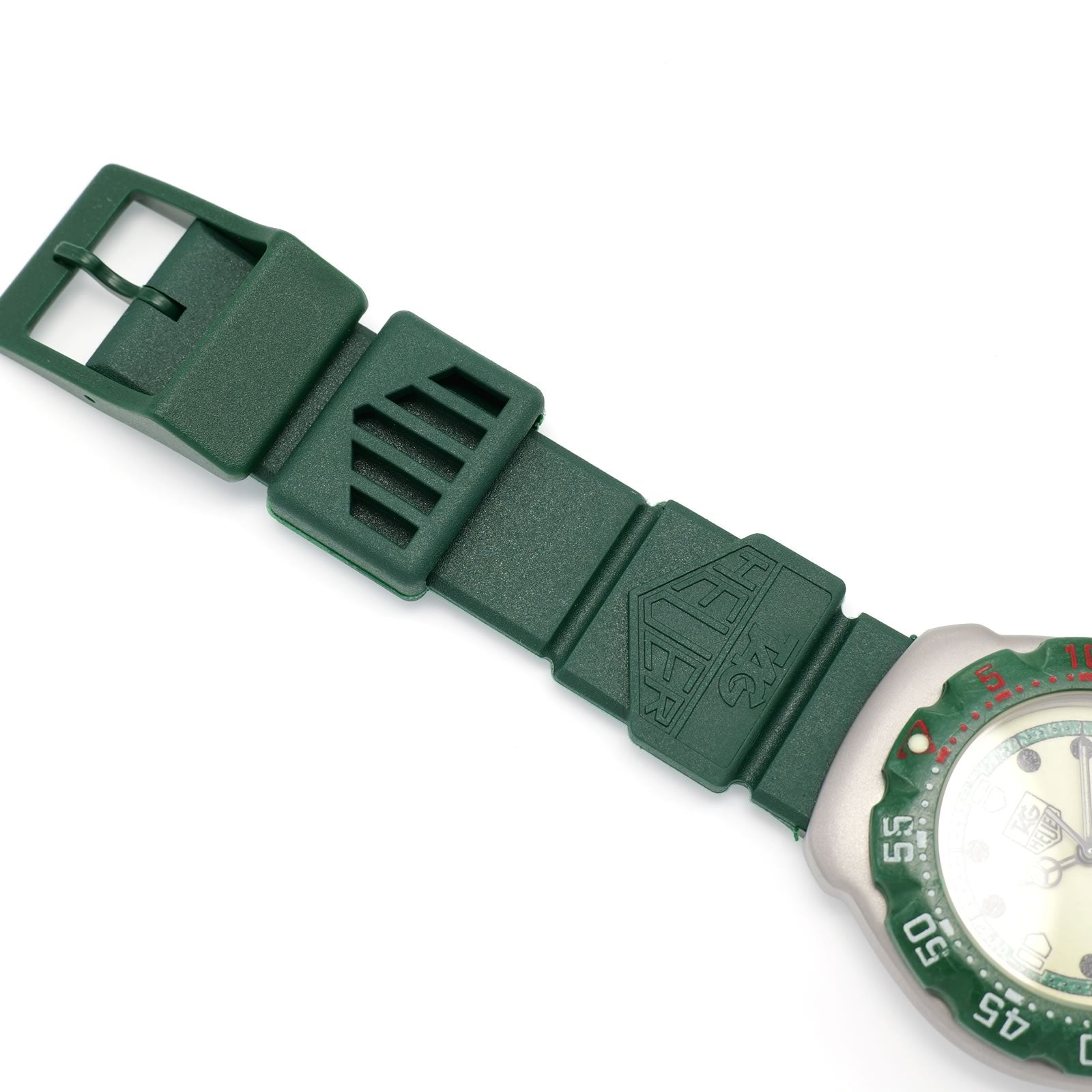 TAG Heuer Formula 1 WA1212 New green plastic strap top