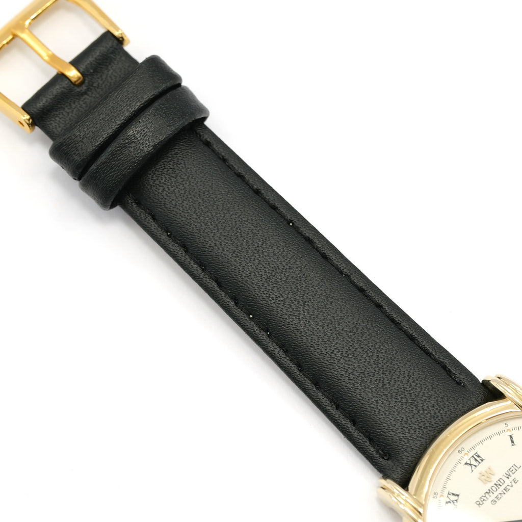 Raymond Weil Vintage 9155 black leather strap top