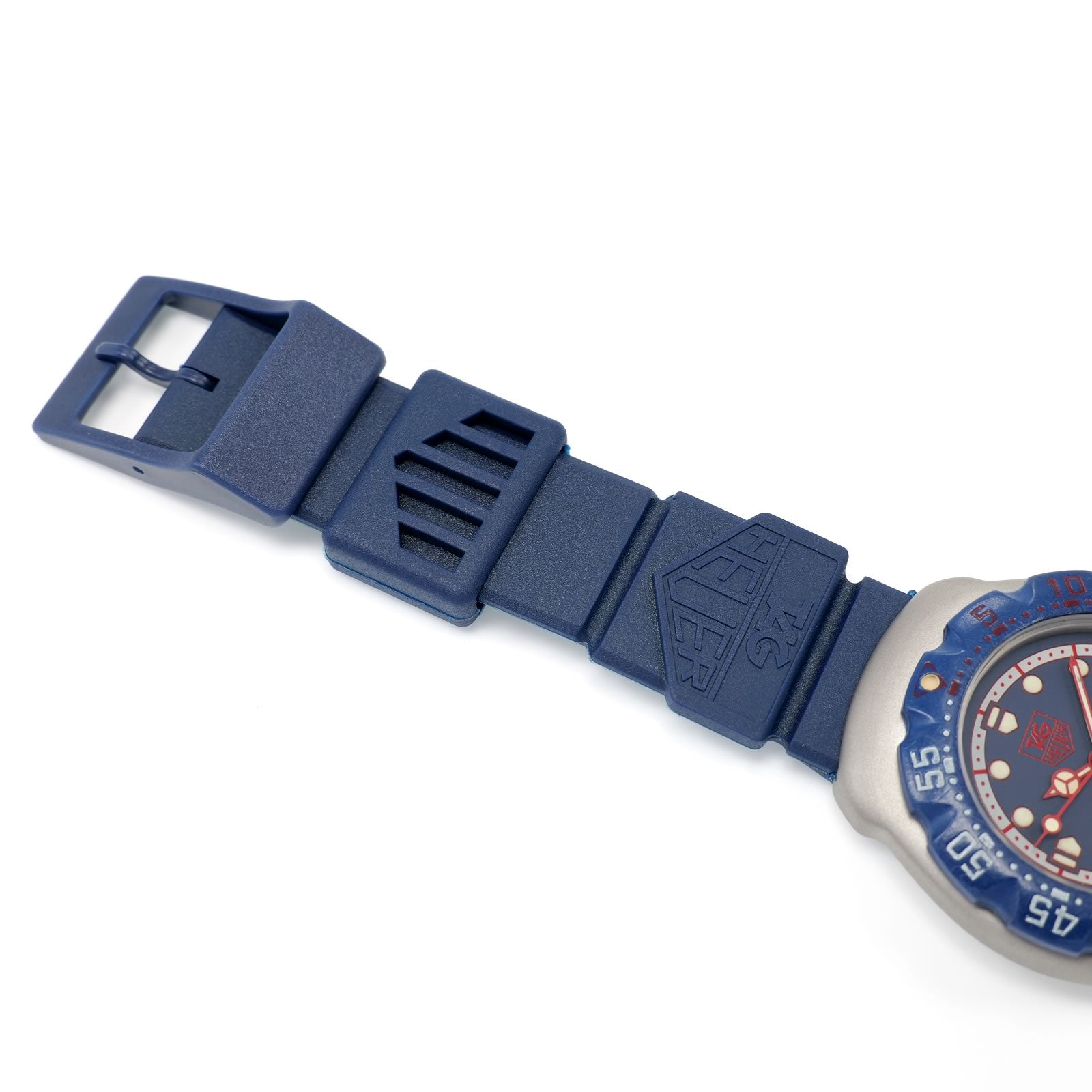 TAG Heuer Formula 1 370.513 blue plastic strap top