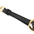 Gucci 3000L Black leather strap top