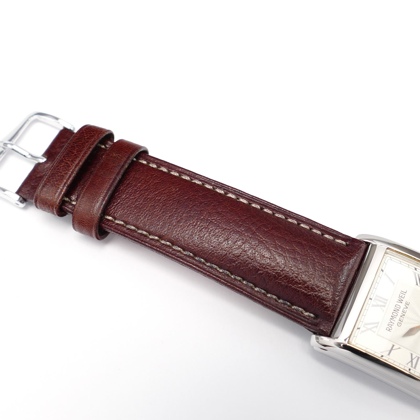 Raymond Weil Don Giovanni 9973/1 brown leather strap top