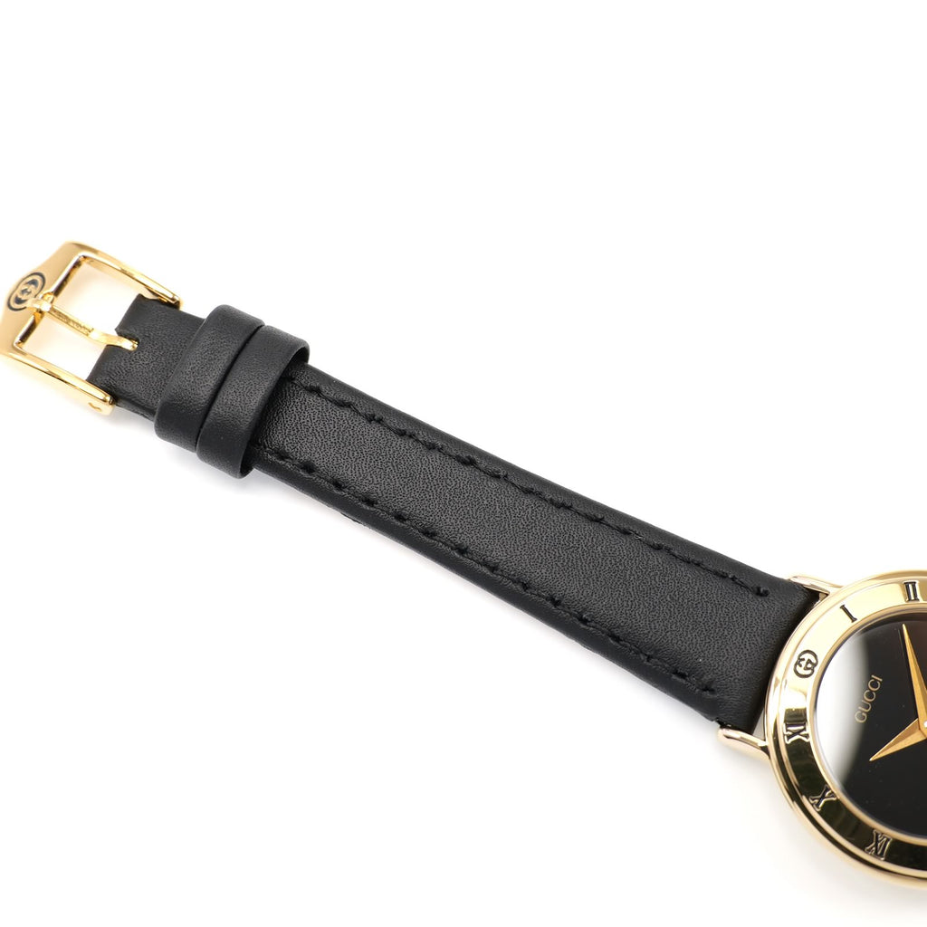 Gucci 3000L Black leather strap top