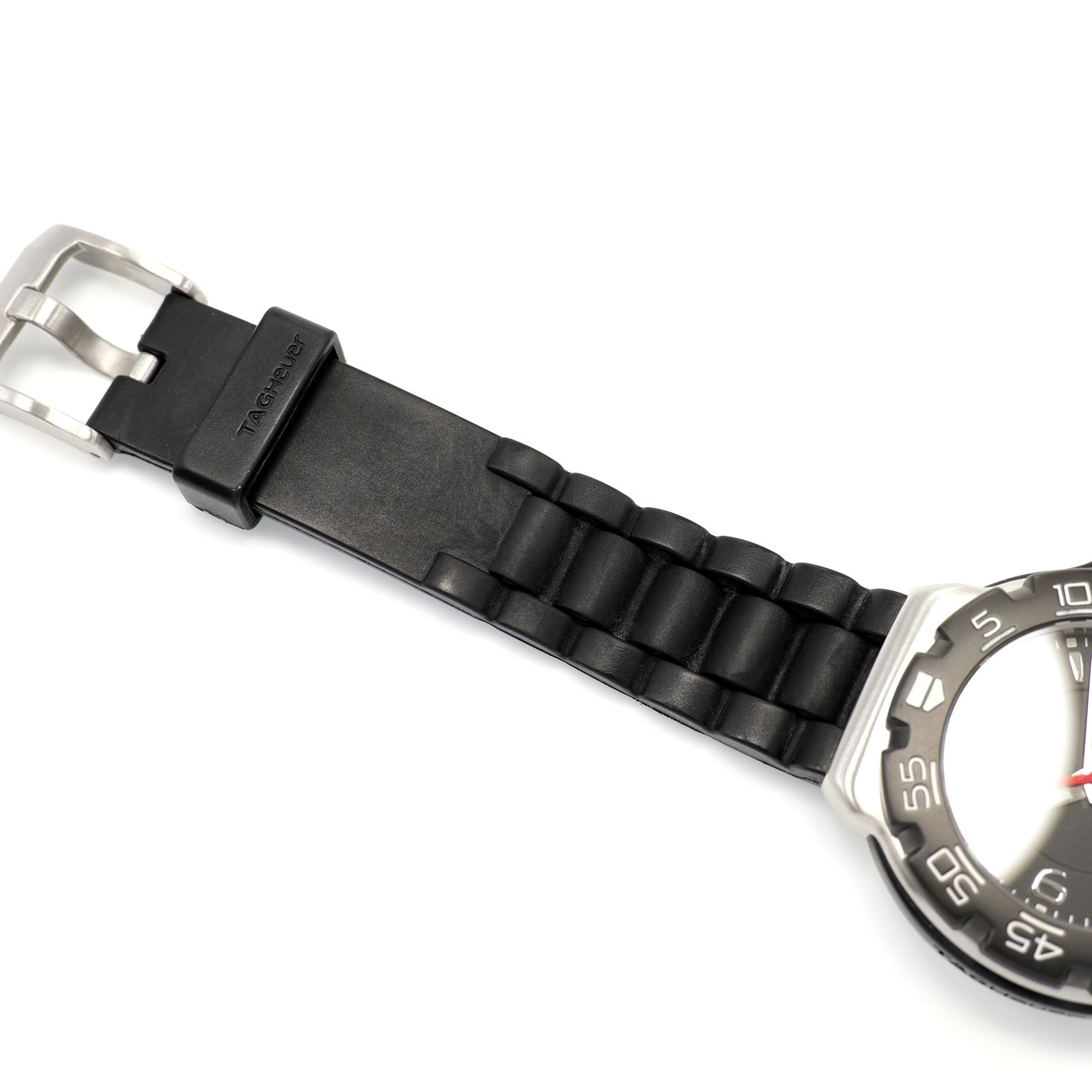 TAG Heuer Formula 1 WAC1210 Black rubber strap top