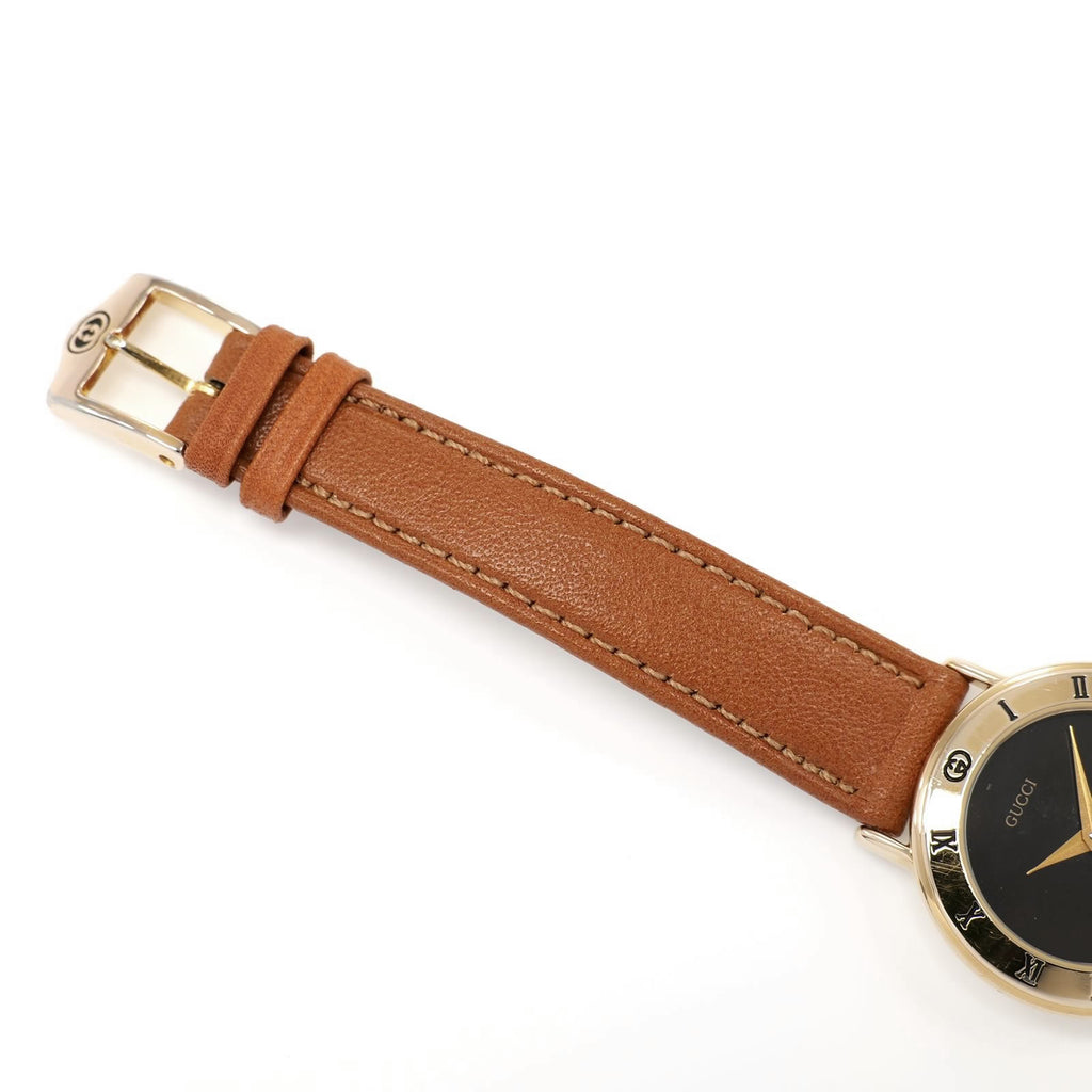 Gucci 3000L Brown Leather Strap top