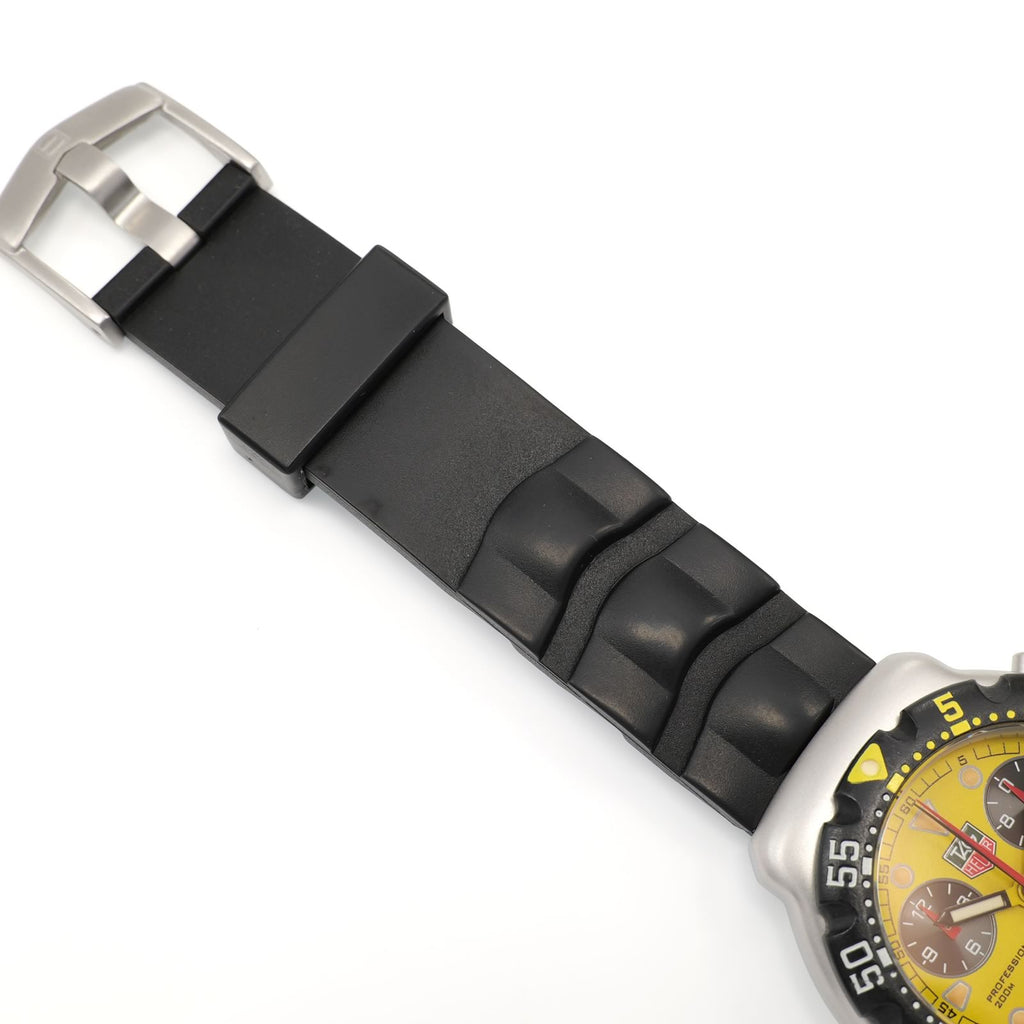 TAG Heuer Formula 1 CA1213 black Rubber Strap top