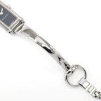 Gucci G-Line 109 stainless steel bangle bottom