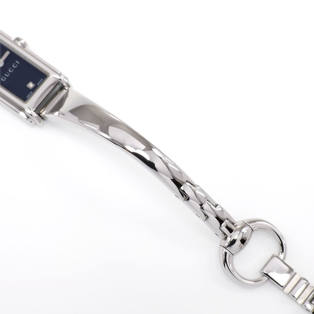 Gucci G-Line 109 stainless steel bangle bottom