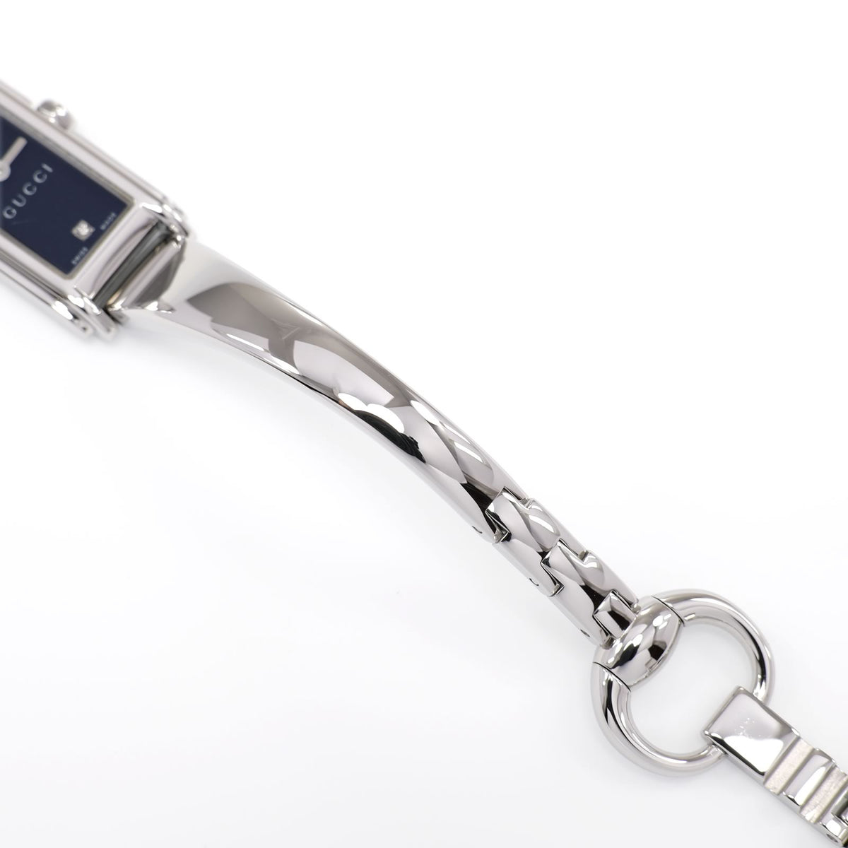 Gucci G-Line 109 stainless steel bangle bottom