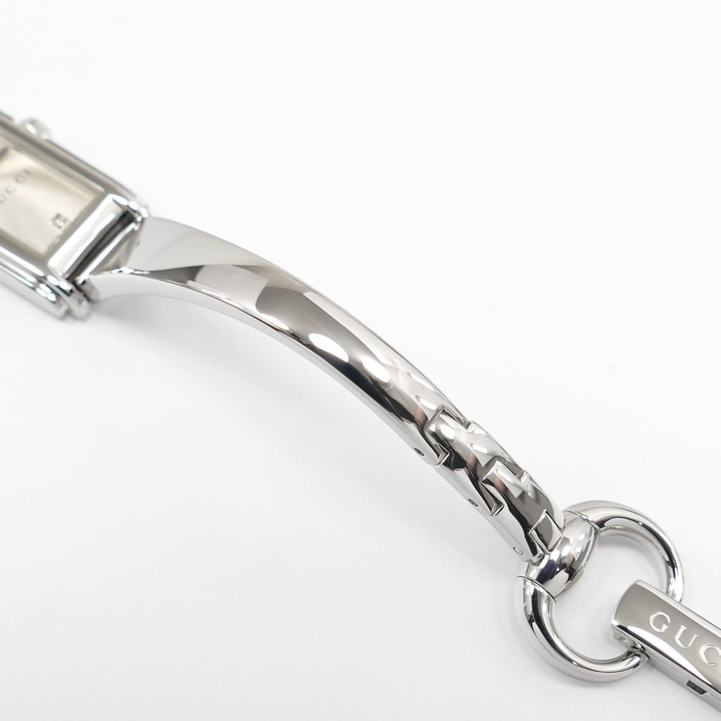Gucci G-Line 109 stainless steel bangle bottom