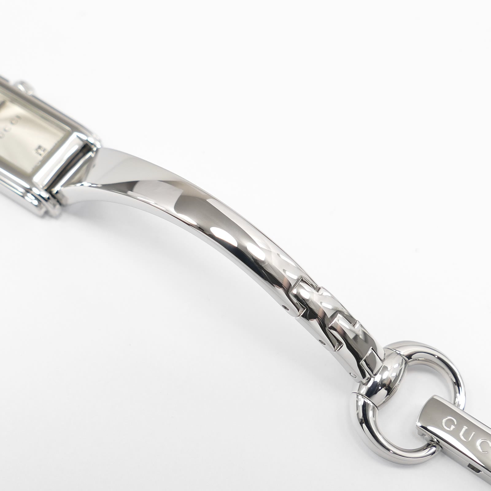 Gucci G-Line 109 stainless steel bangle bottom