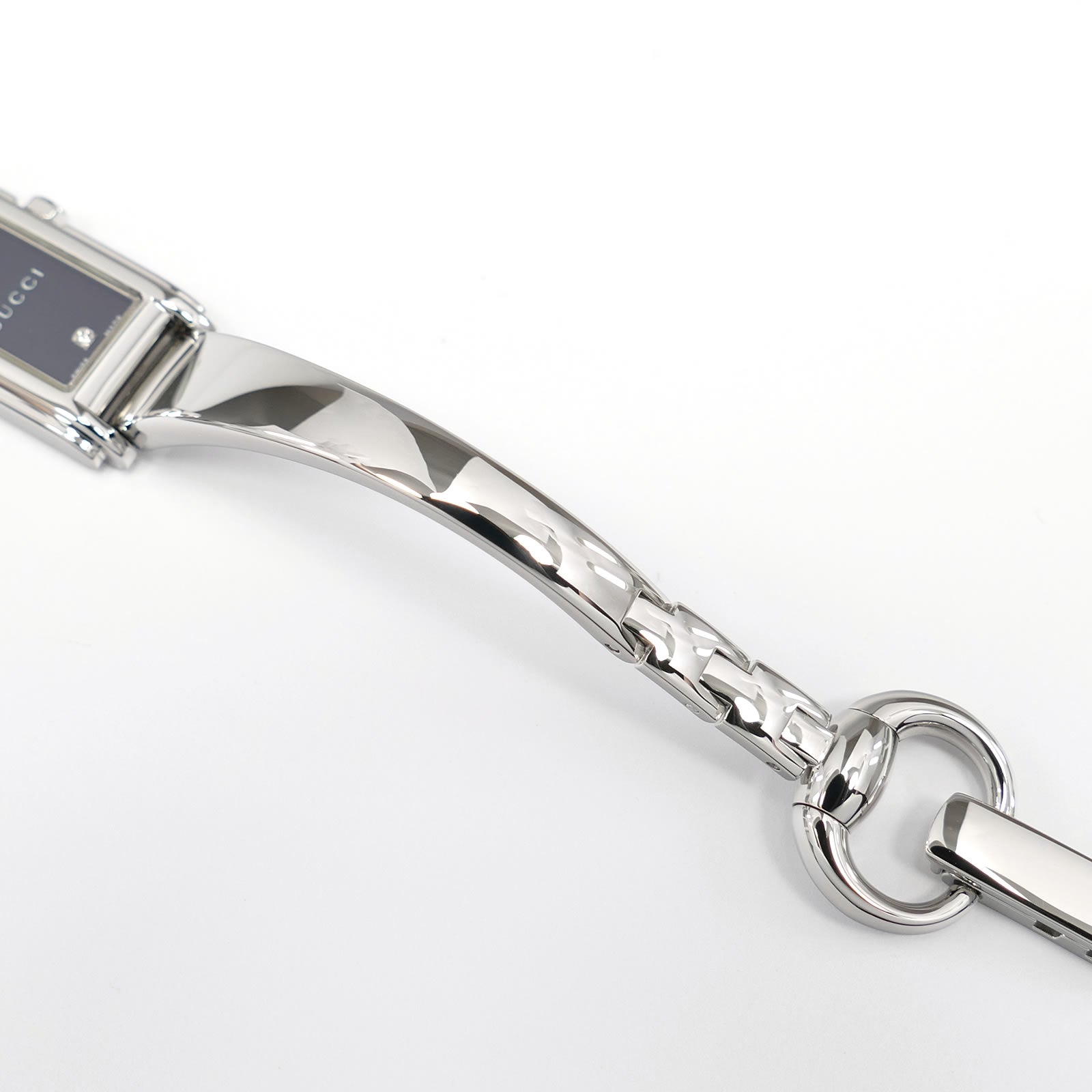 Gucci G-Line 109 stainless steel bangle bottom