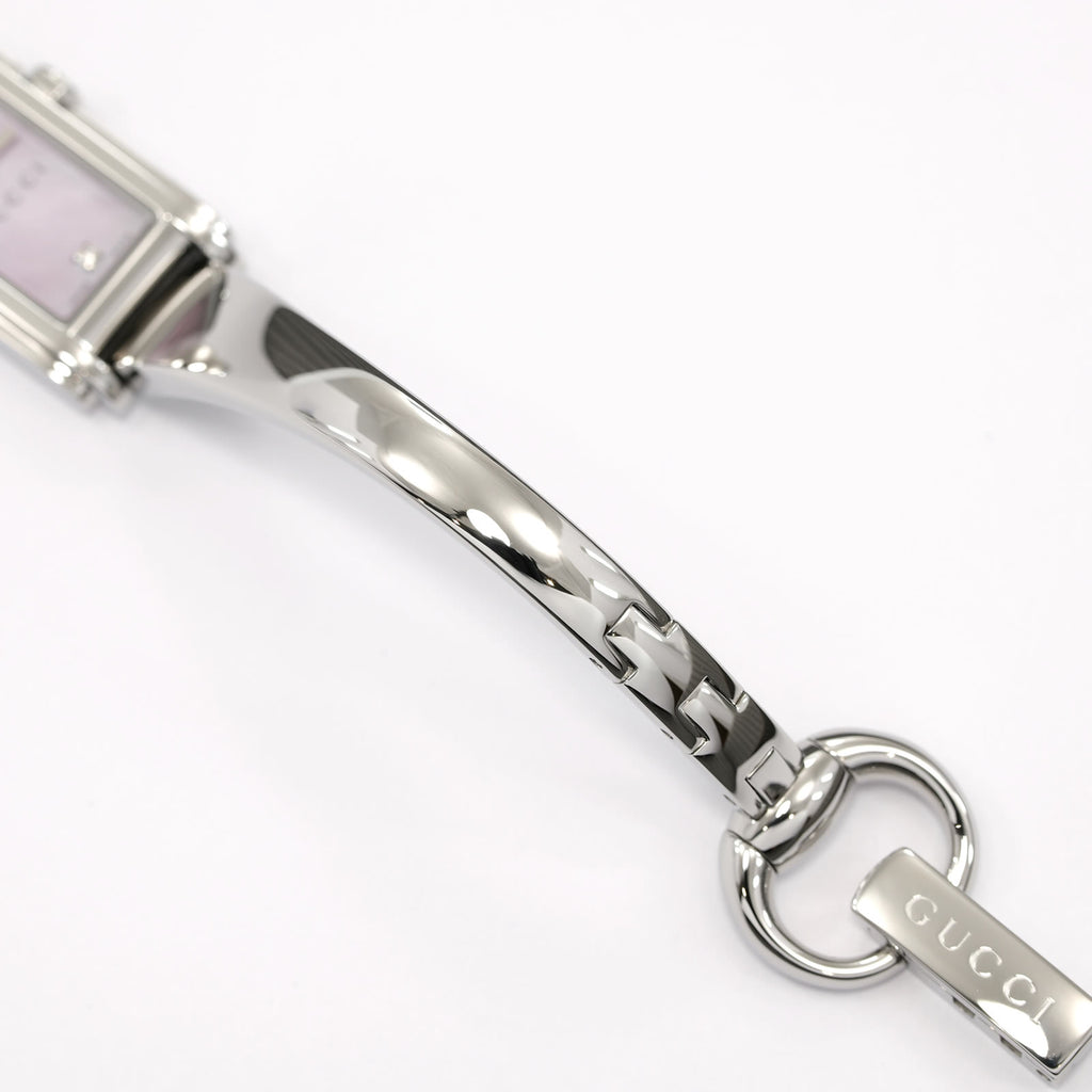 Gucci G-Line 109 stainless steel bangle bottom