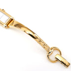 Gucci G-Line 18k Gold Plated bangle bottom