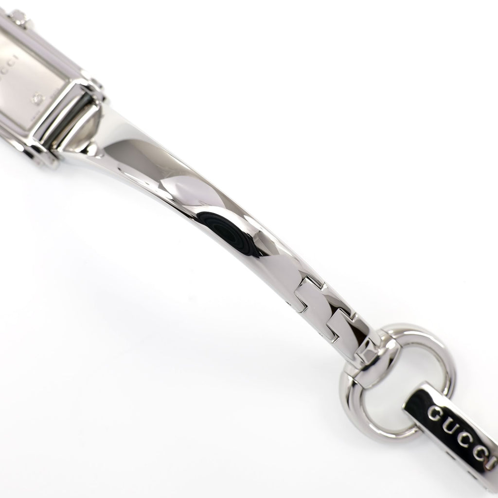 Gucci G-Line 109 stainless steel bangle bottom