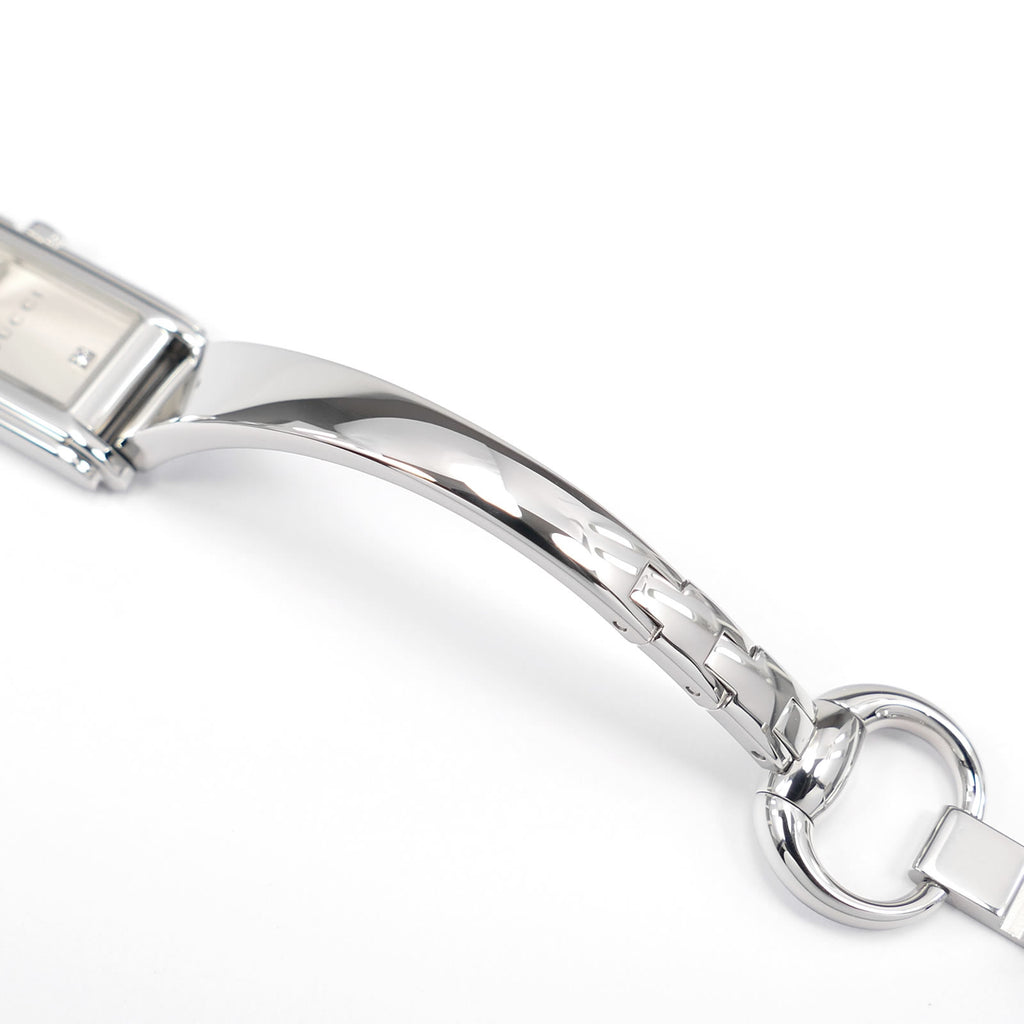 Gucci G-Line 109 stainless steel bangle bottom