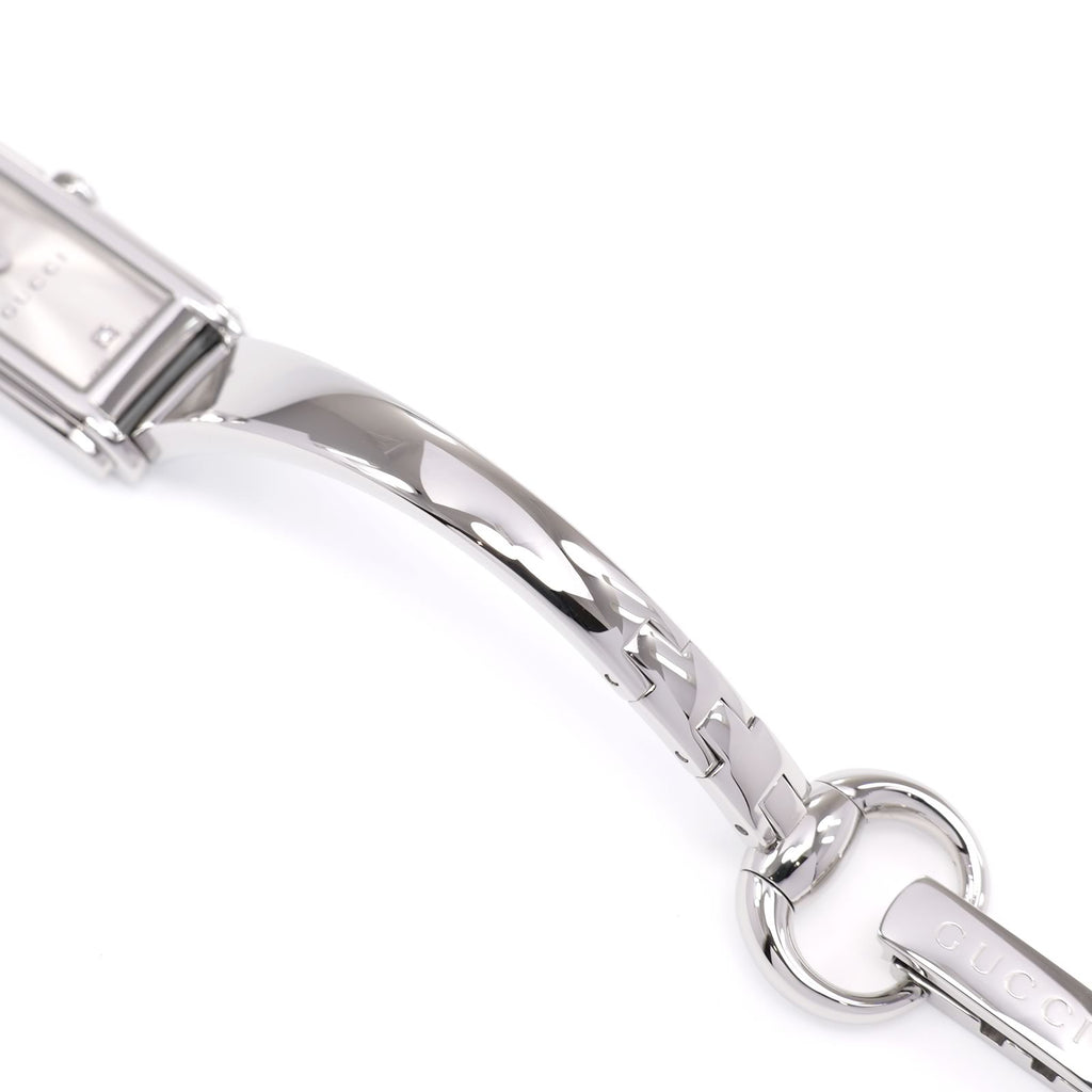 Gucci G-Line 109 stainless steel bangle bottom