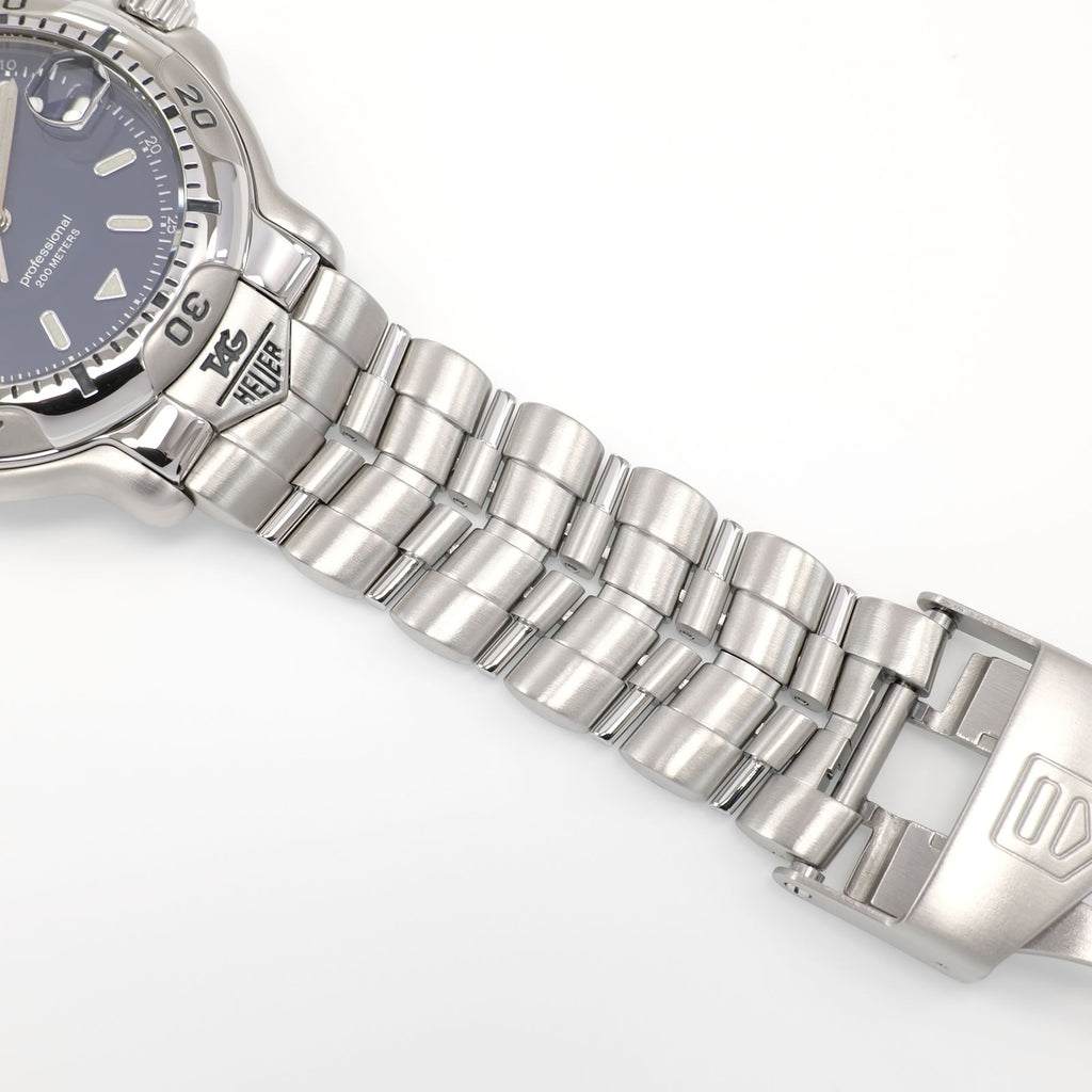 TAG Heuer 6000 Series WH1115-K1 stainless steel BA0675 bracelet bottom