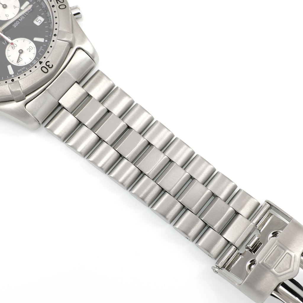 TAG Heuer 2000 Chronograph CK1110-0 stainless steel BA0331 bracelet bottom
