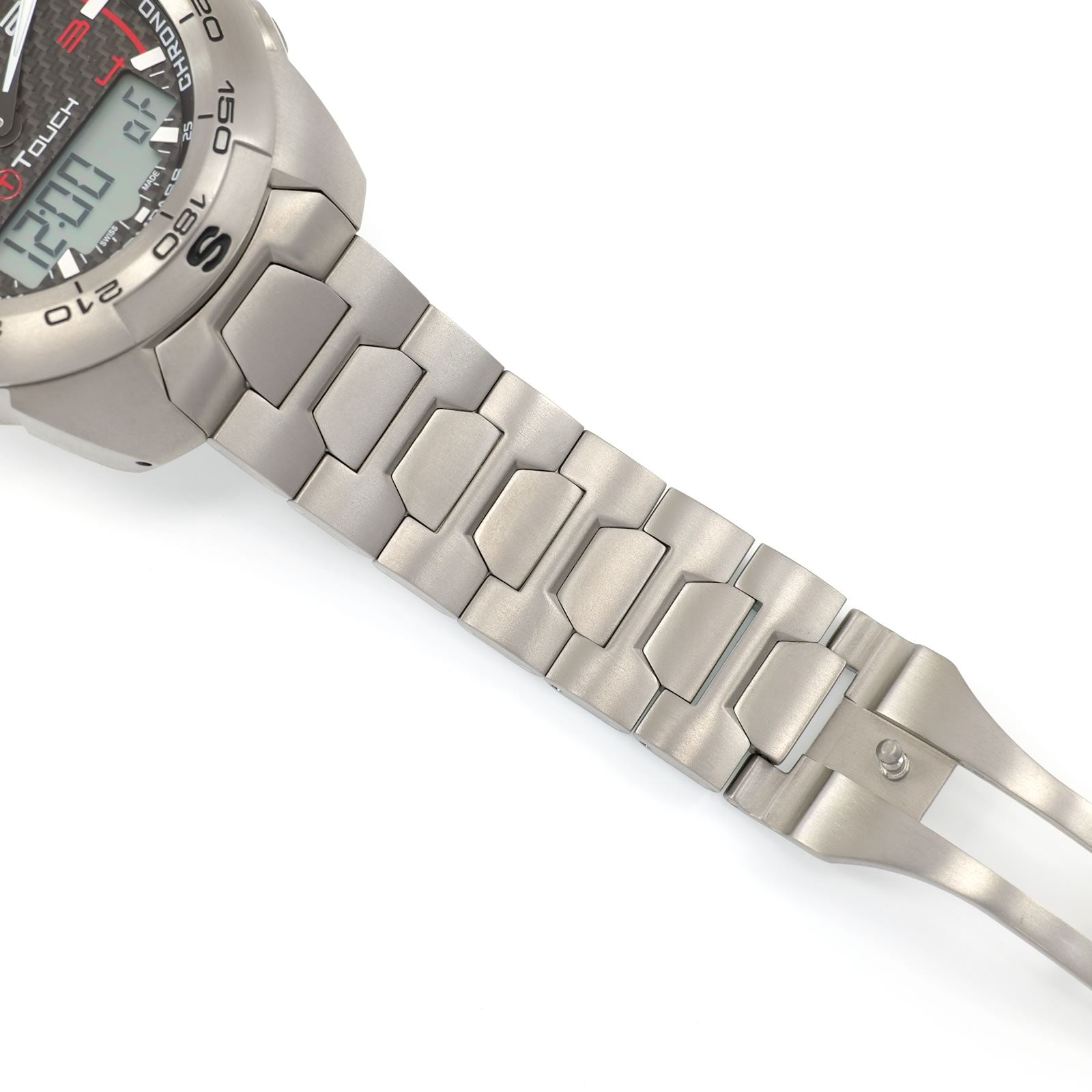 Tissot T-Touch Expert T013420A titanium bracelet bottom