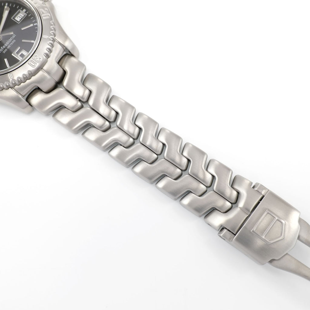 TAG Heuer Link WT1210 stainless steel s-link bracelet bottom