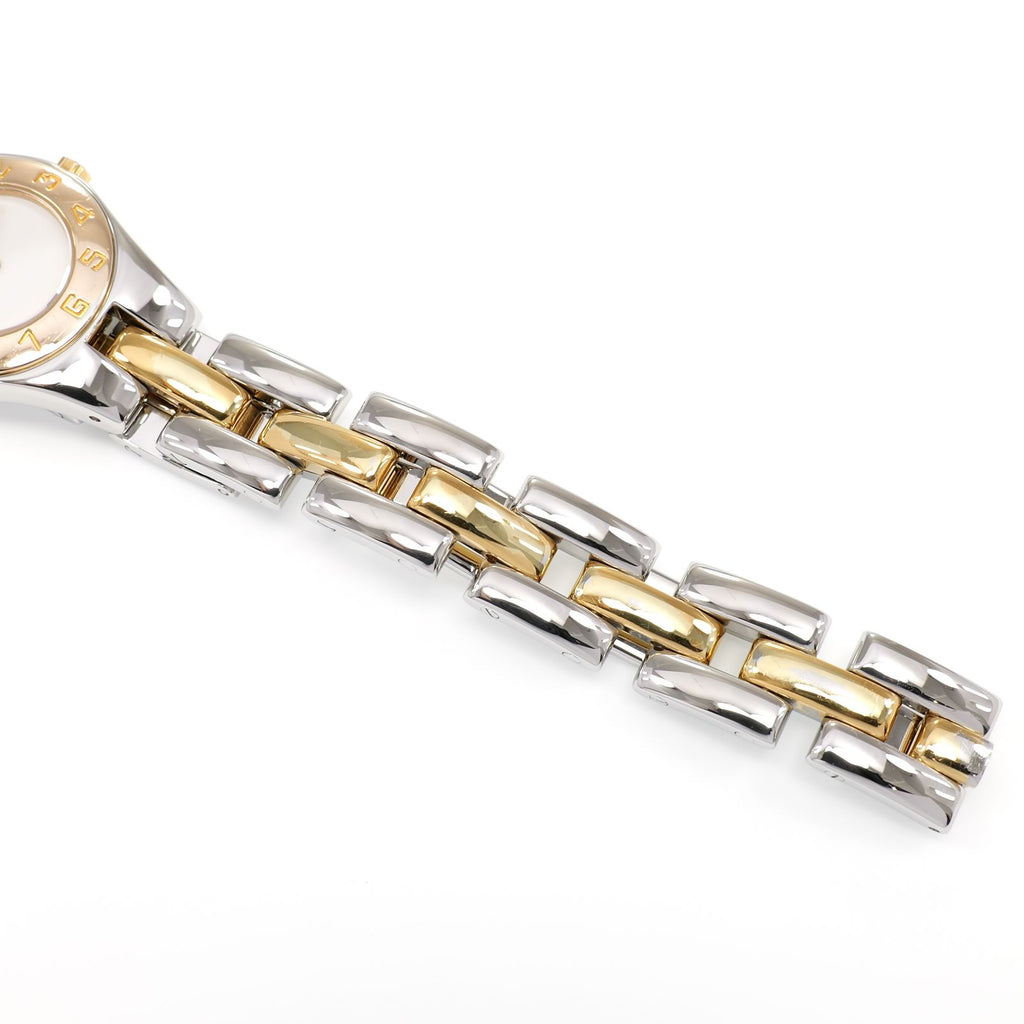 Baume & Mercier Linea stainless steel and 18k Gold Plated bracelet MV045203 bottom