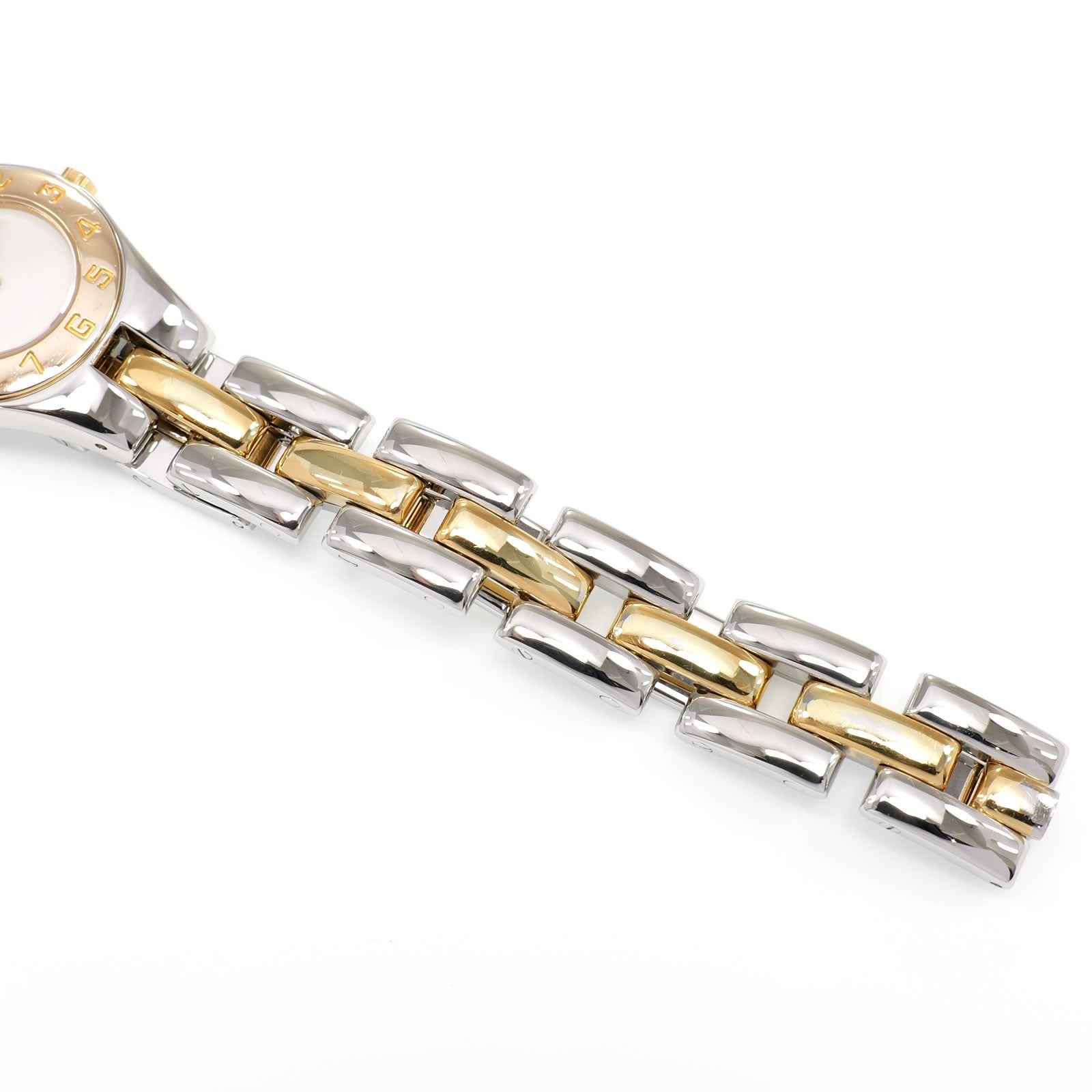 Baume & Mercier Linea stainless steel and 18k Gold Plated bracelet MV045203 bottom