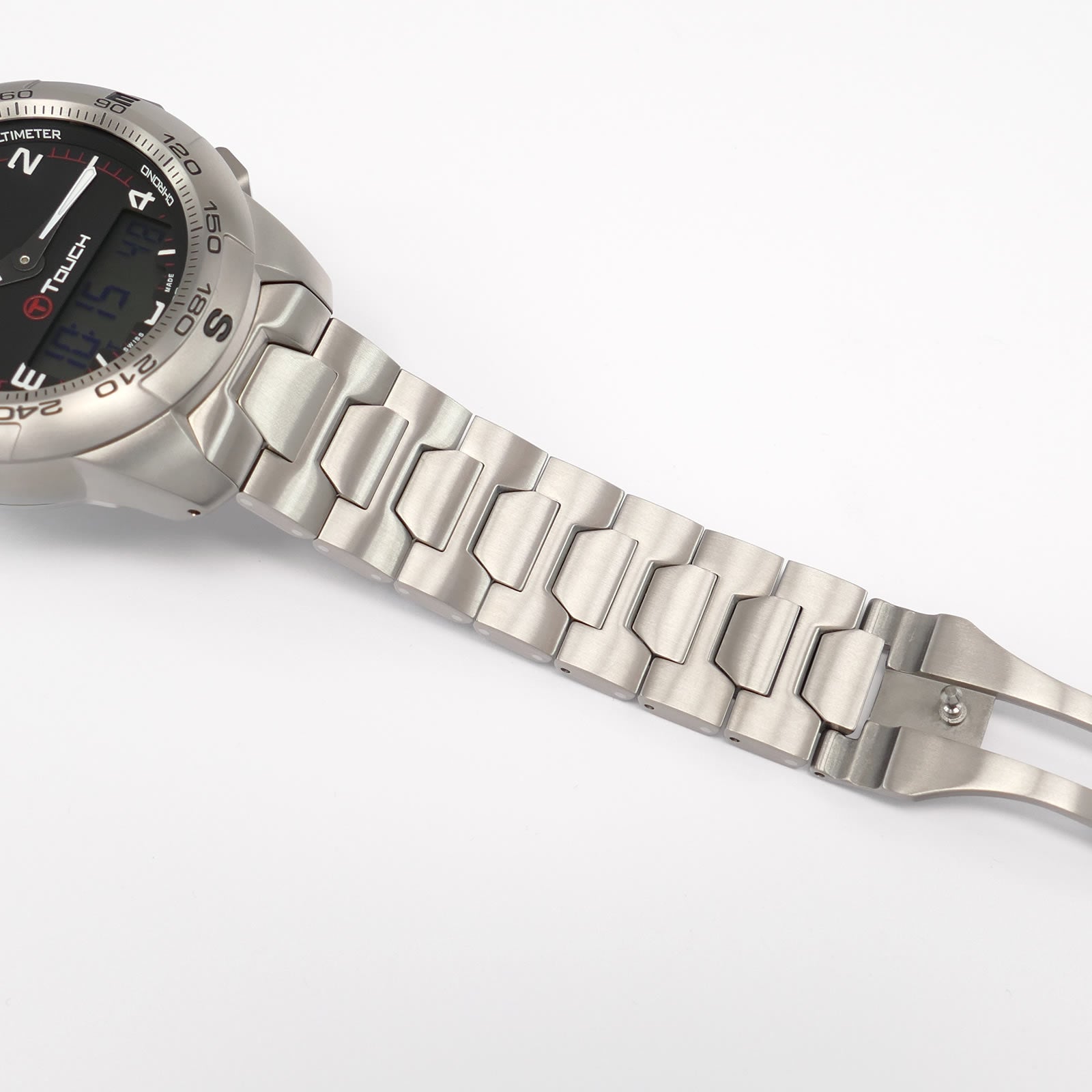 Tissot T-Touch II T047420A Titanium bracelet bottom