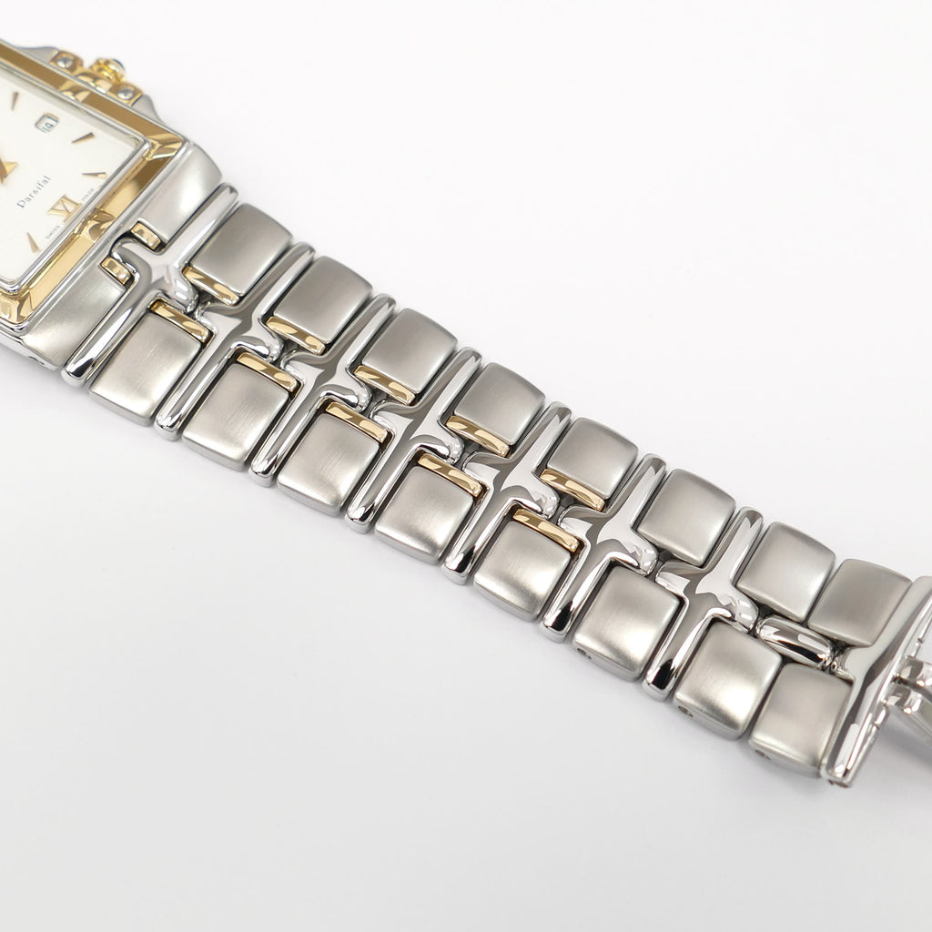 Raymond Weil Parsifal 9390 18k Gold & Steel bracelet bottom
