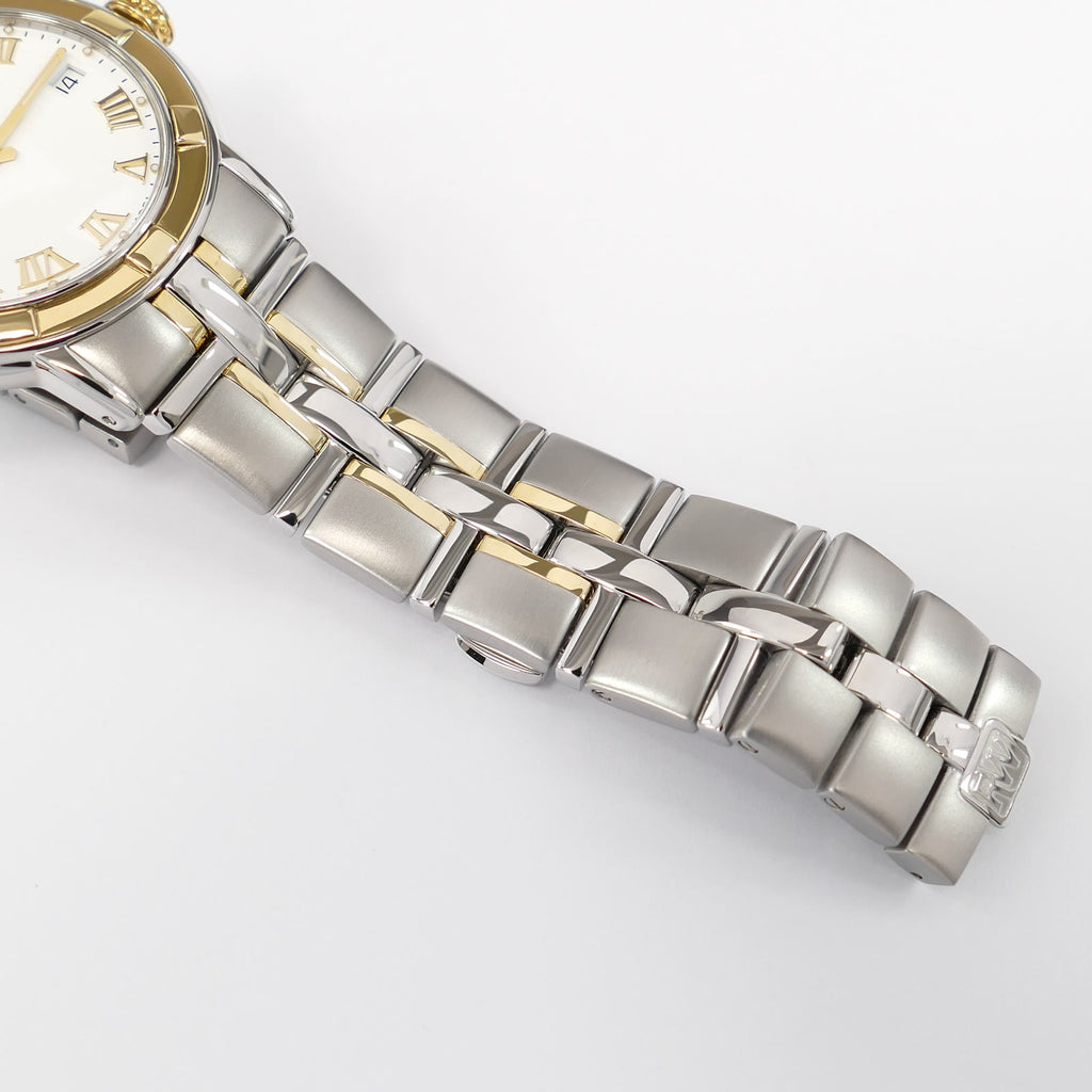 Raymond Weil Parsifal 9540 stainless steel and 18k Gold bracelet bottom