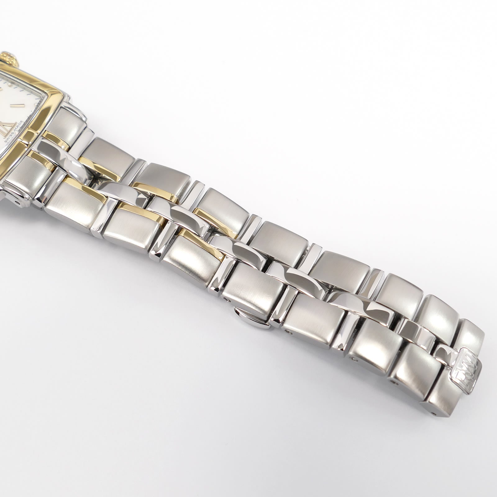 Raymond Weil Parsifal 9340 stainless steel and 18k Gold bracelet bottom