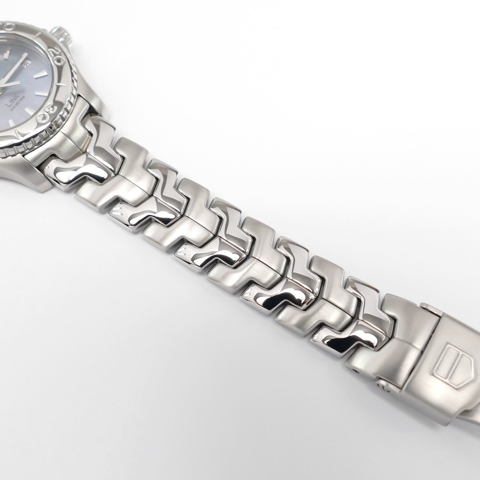 TAG Heuer Link WJ1316-0 alternating finish BA0573 s-link bracelet bottom