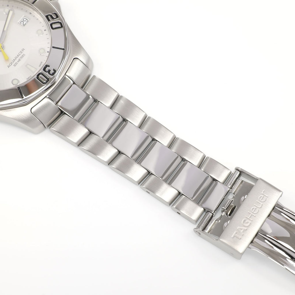 TAG Heuer Aquaracer WAB1111 stainless steel BA0801 bracelet bottom