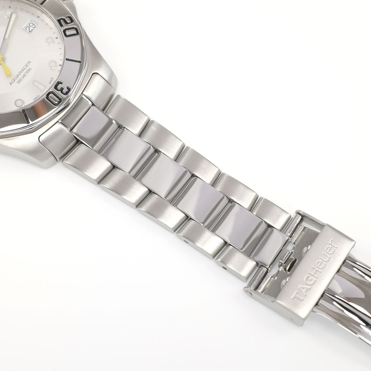 TAG Heuer Aquaracer WAB1111 stainless steel BA0801 bracelet bottom