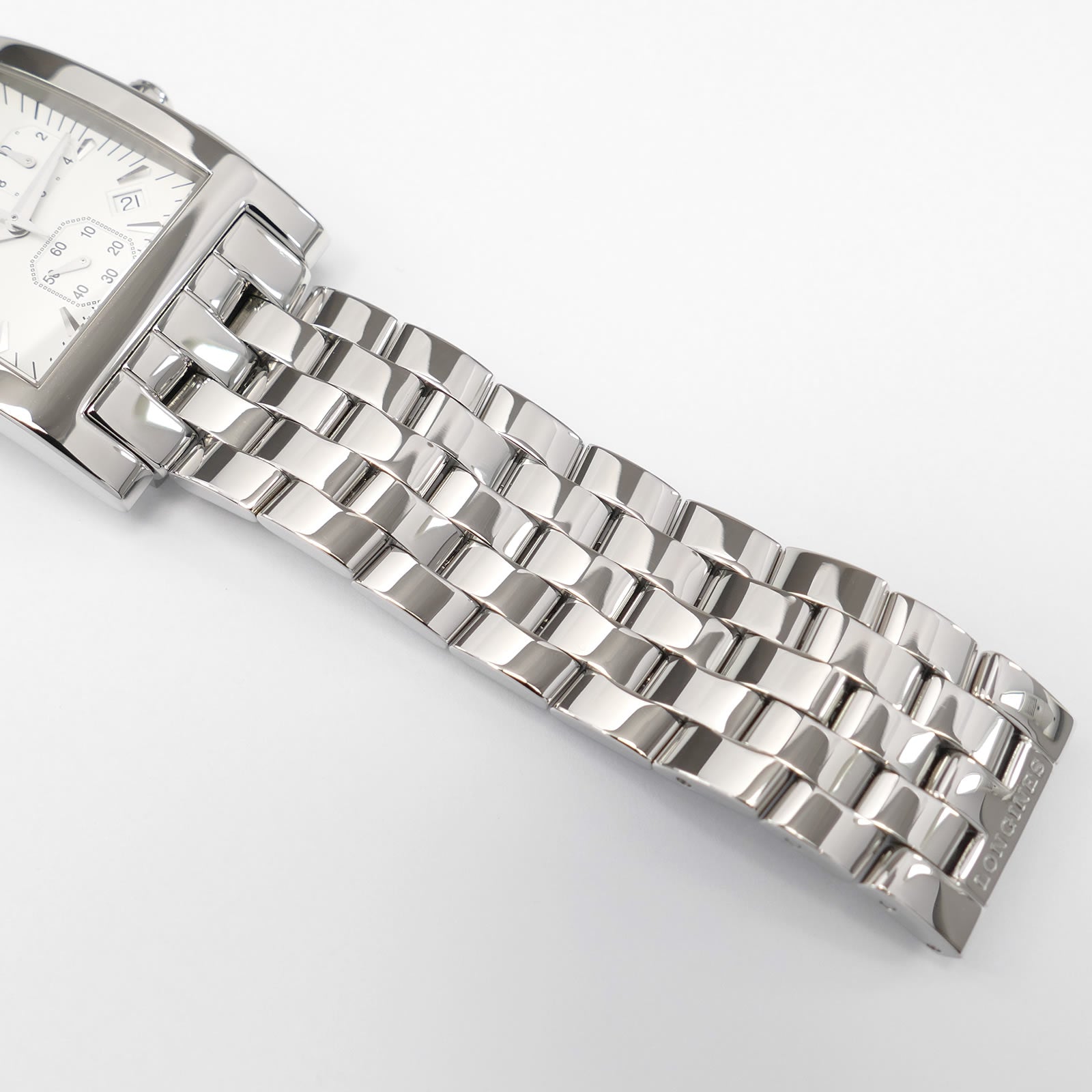 Longines DolceVita Carrée L5.668.4 stainless steel bracelet bottom