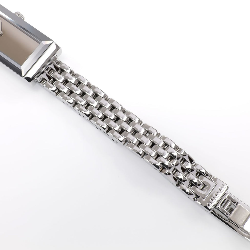 Gucci G-Frame YA127501 stainless steel bracelet bottom