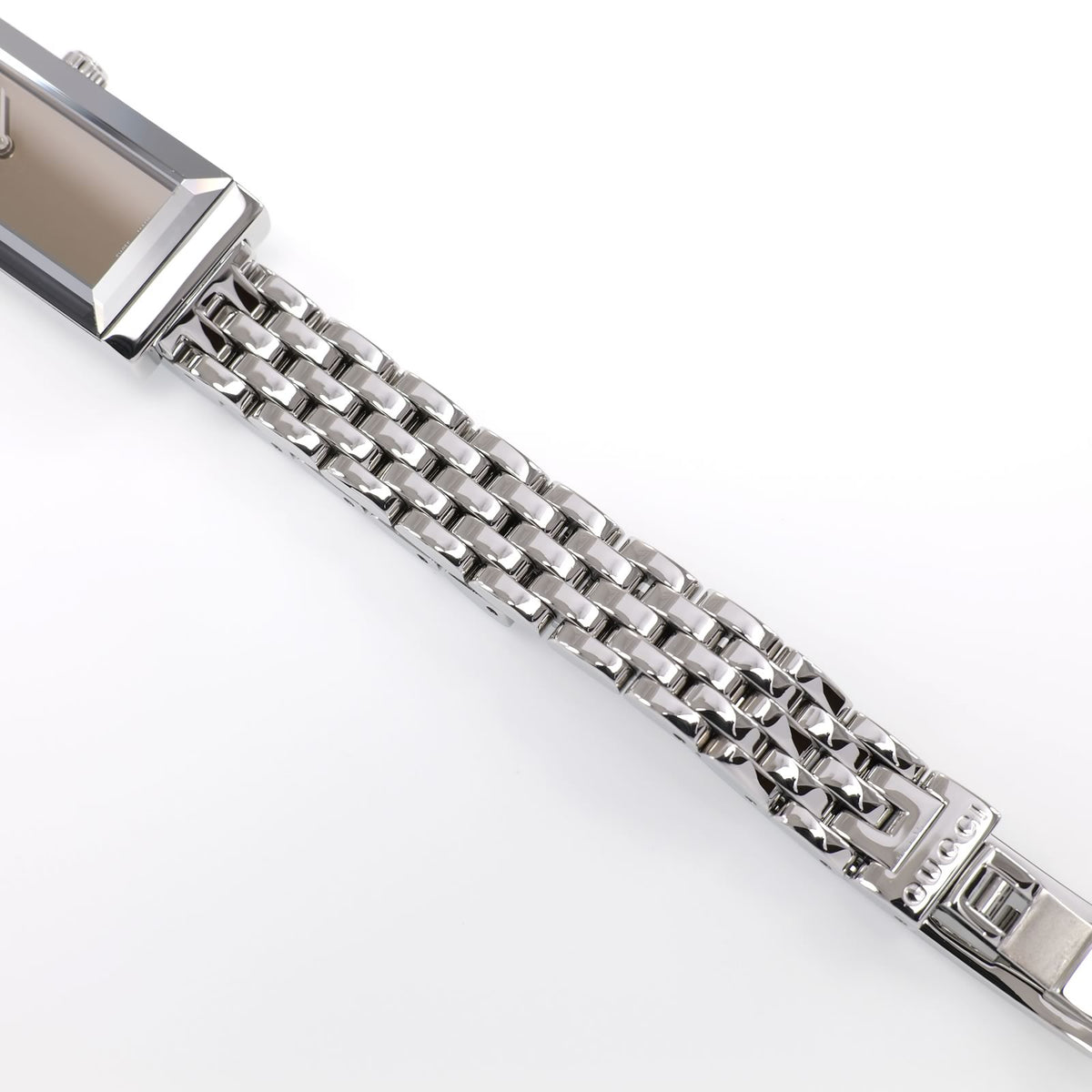 Gucci G-Frame YA127501 stainless steel bracelet bottom