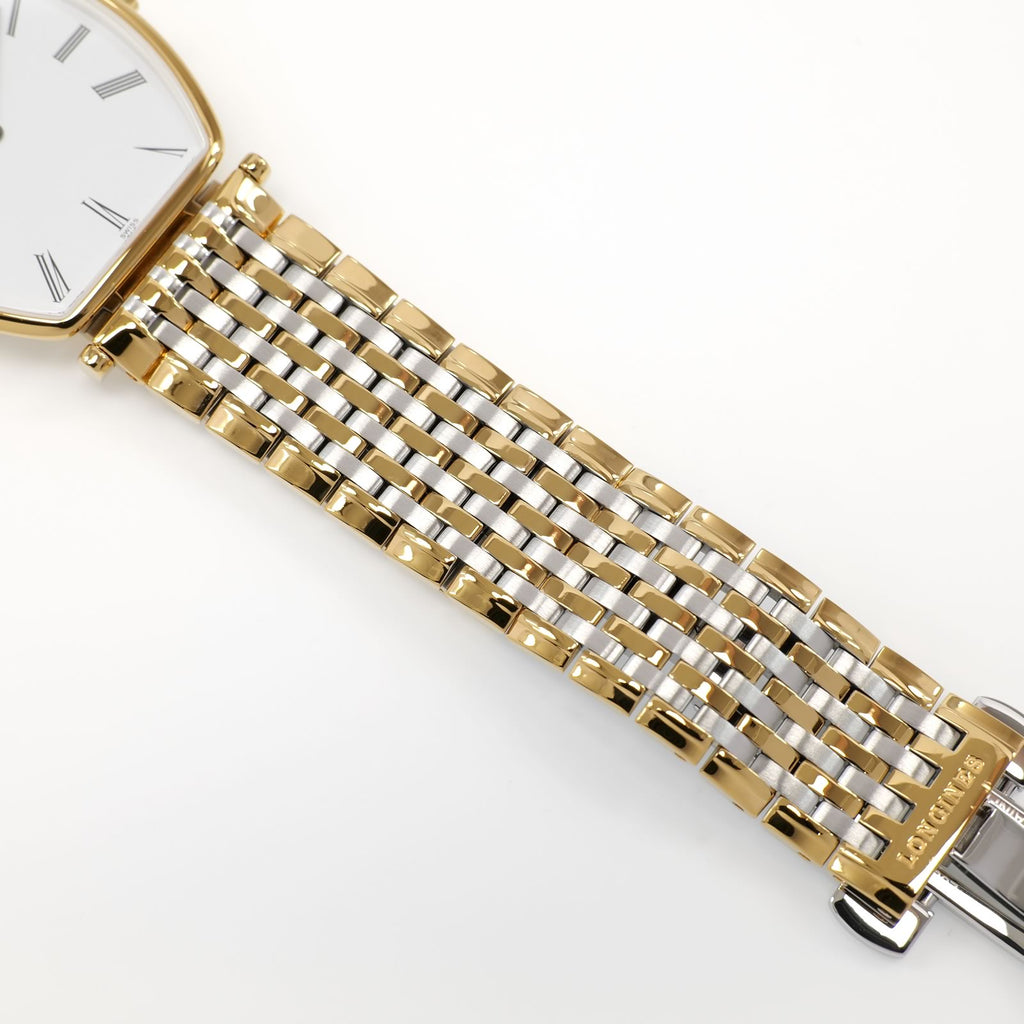 Longines La Grande Classique L4.705.2 stainless steel and gold PVD bracelet bottom