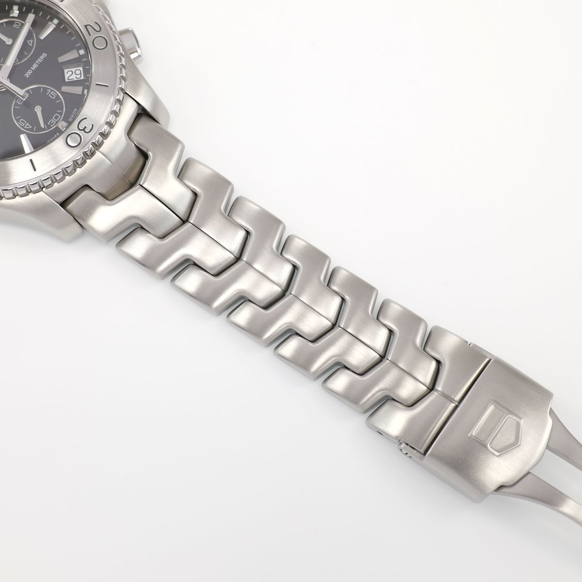 TAG Heuer Link CJ1110 stainless steel s-link BA0576 bracelet bottom