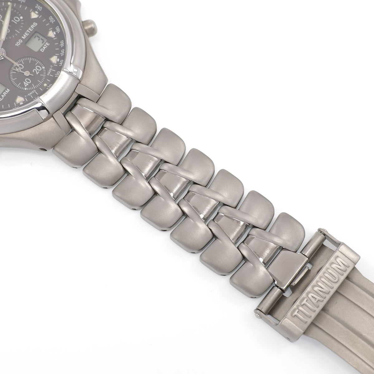 Tissot Titanium T670 titanium bracelet bottom