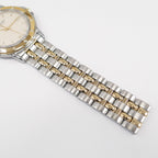 Raymond Weil Tango 5560 stainless steel and 18k Gold Plated bracelet bottom